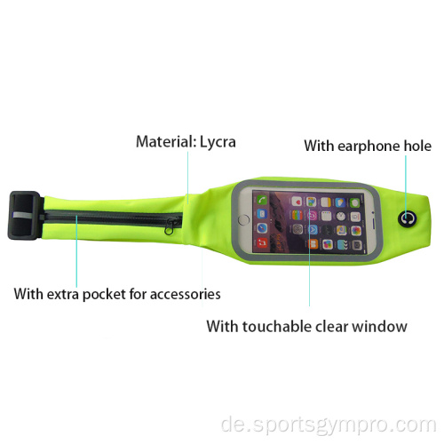 Lycra -Sporttasche für Handy
